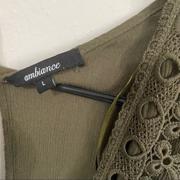 2/$20  Ambiance CROCHET TRIM ROMPER - Picture 11 of 12